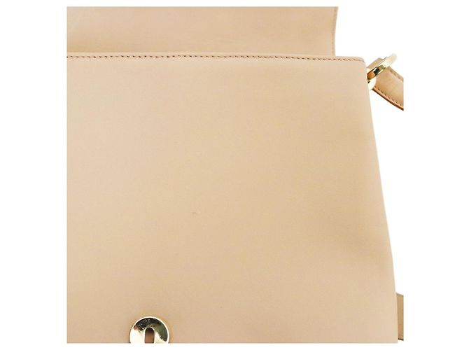 Salvatore Ferragamo Bolsa de ombro com aba bege - vista 11