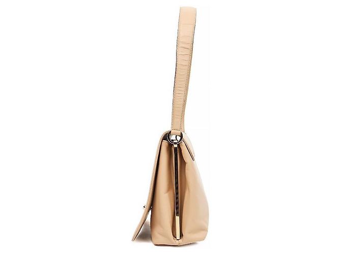Salvatore Ferragamo Bolsa de ombro com aba bege - vista 2