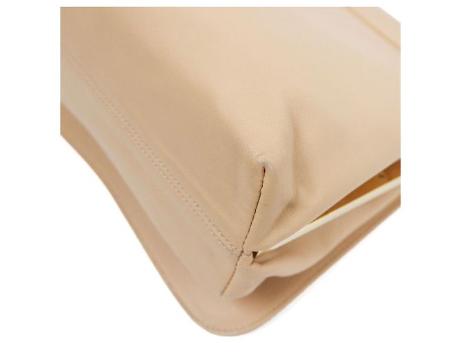 Salvatore Ferragamo Bolsa de ombro com aba bege - vista 6