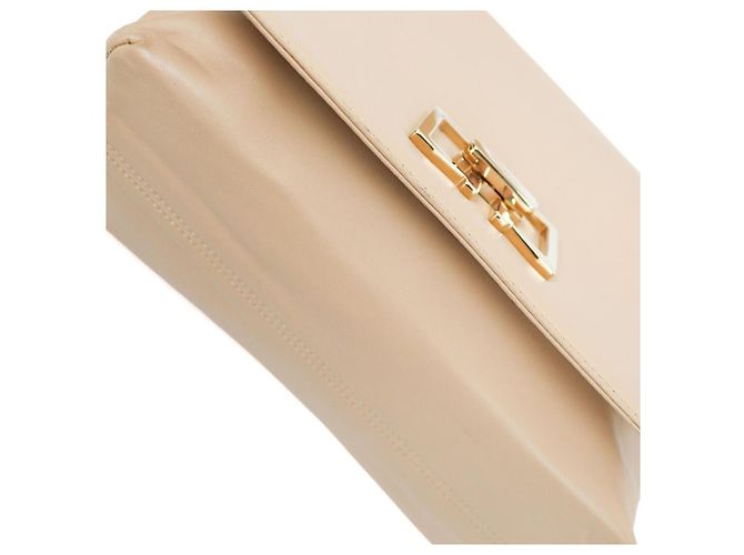 Salvatore Ferragamo Bolsa de ombro com aba bege - vista 7