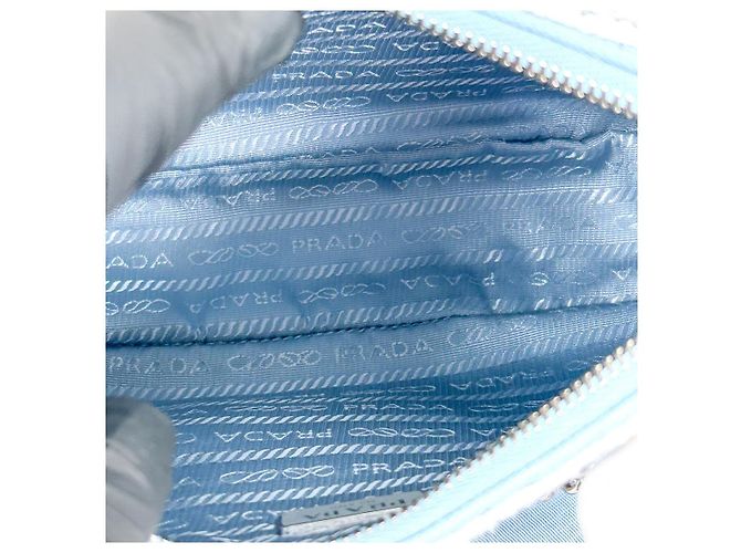 Prada Borsa a tracolla Hobo Multi Re-Edition Blu - vista 10