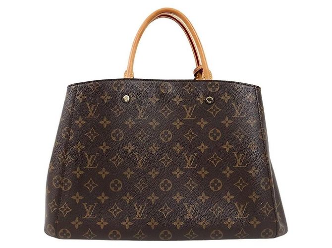 Louis Vuitton  mala Tote Montaigne em Monogram Canvas - vista 3
