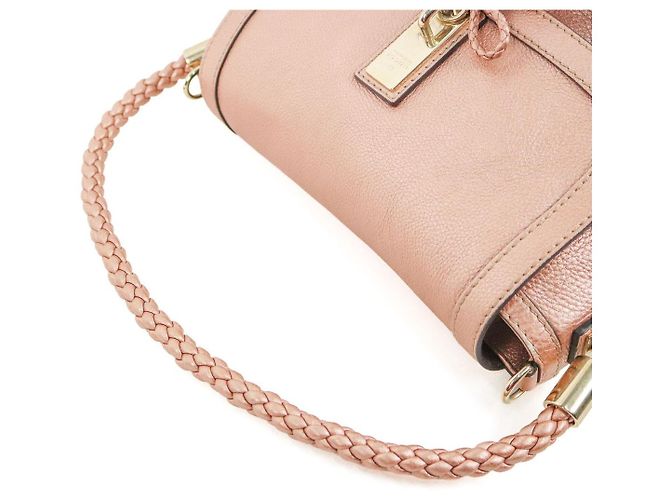 Gucci Borsa a tracolla Bamboo Bella Metallic Pink - vista 11
