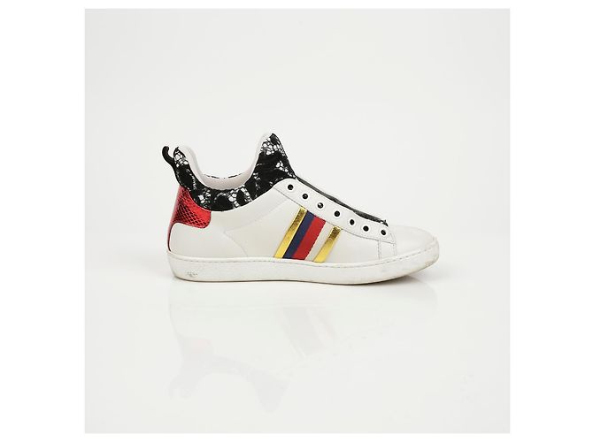 Gucci High-Top-Sneaker mit Schnürung Größe - Ansicht 10