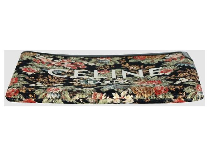 Céline Clutch mit besticktem Blumen-Logo - Ansicht 4