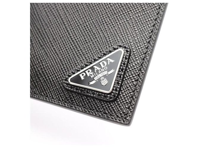 Prada Leather Card Holder Black - view 4