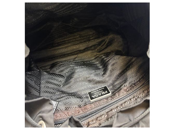 Prada Zaino in nylon nero Medium - vista 16
