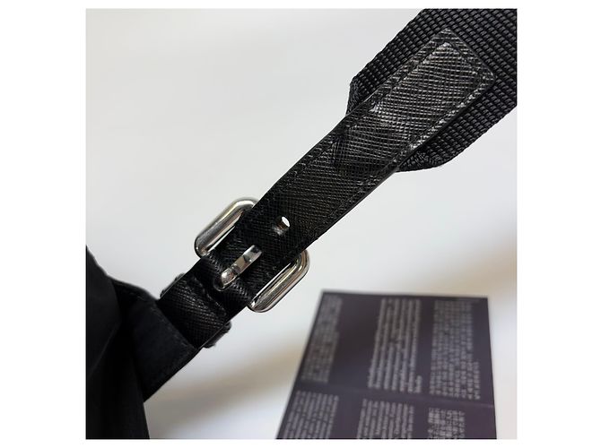 Prada Zaino in nylon a due tasche Nero Medium Unisex (High Grade, - vista 14