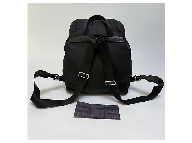 Prada Zaino in nylon a due tasche Nero Medium Unisex (High Grade, - vista 4