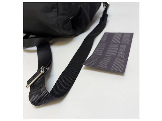 Prada Zaino in nylon a due tasche Nero Medium Unisex (High Grade, - vista 6