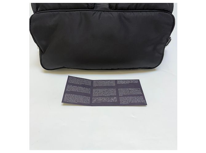 Prada Zaino in nylon a due tasche Nero Medium Unisex (High Grade, - vista 8