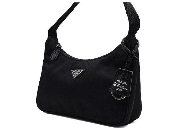 Prada Borsa Hobo e Borsa a Tracolla Re-Edition in Nylon - vista 2