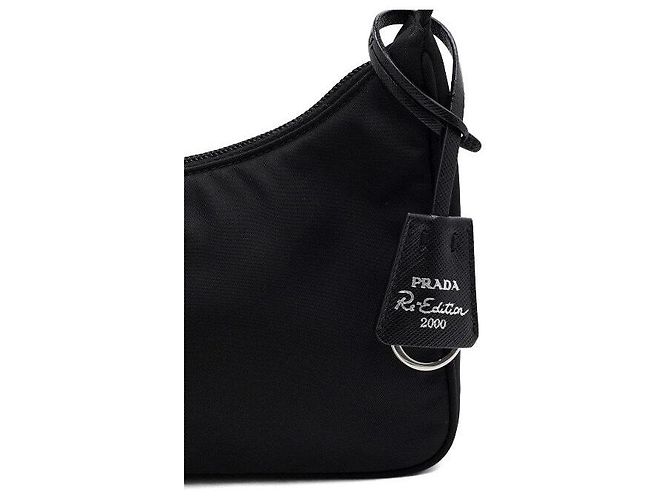 Prada Borsa Hobo e Borsa a Tracolla Re-Edition in Nylon - vista 9