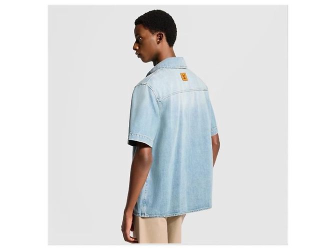 Louis Vuitton Kurzarm-Denimhemd - Ansicht 4