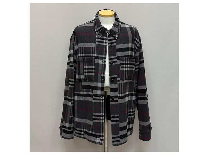 Burberry Patchwork Check Wool Overshirt Jacket - Ansicht 2