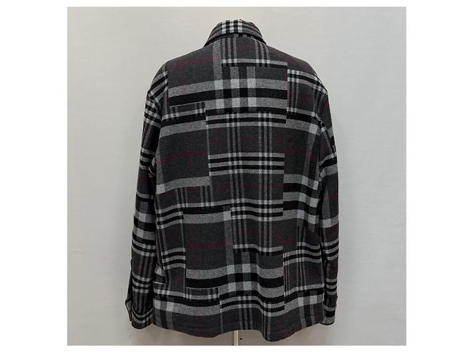 Burberry Patchwork Check Wool Overshirt Jacket - Ansicht 3