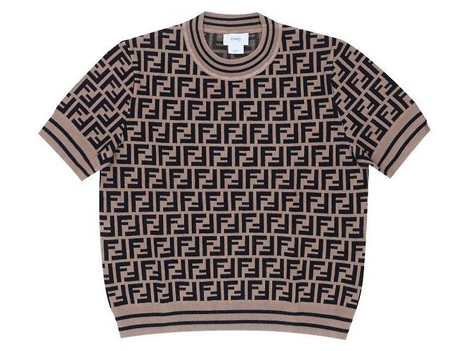 Fendi Kinderpullover mit Jacquard-Muster - Ansicht 3