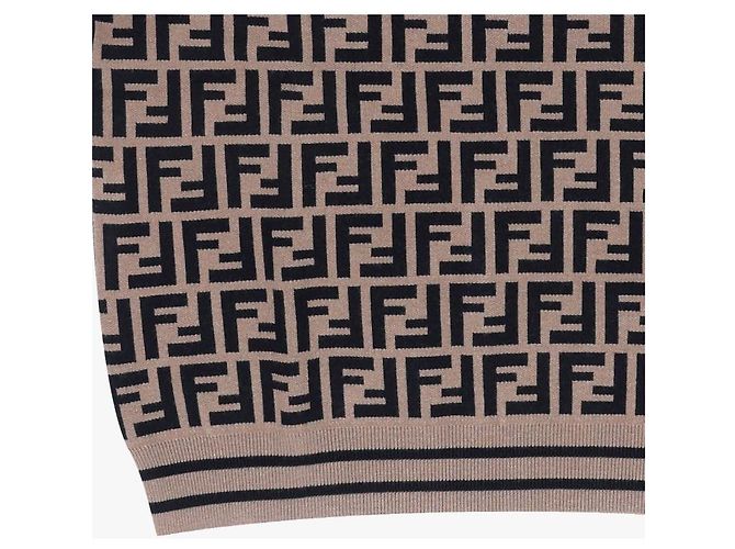 Fendi Kinderpullover mit Jacquard-Muster - Ansicht 8