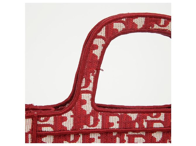 Dior Mini Bolso Tote Marrón Jacquard - vista 3