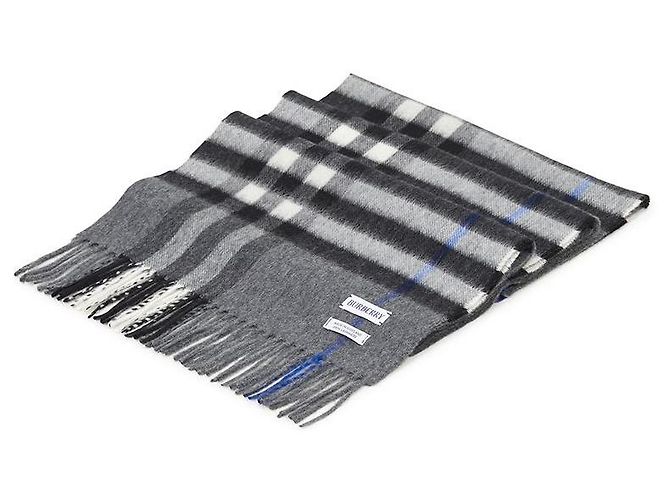 Sciarpa Burberry in cashmere a quadri - vista 3
