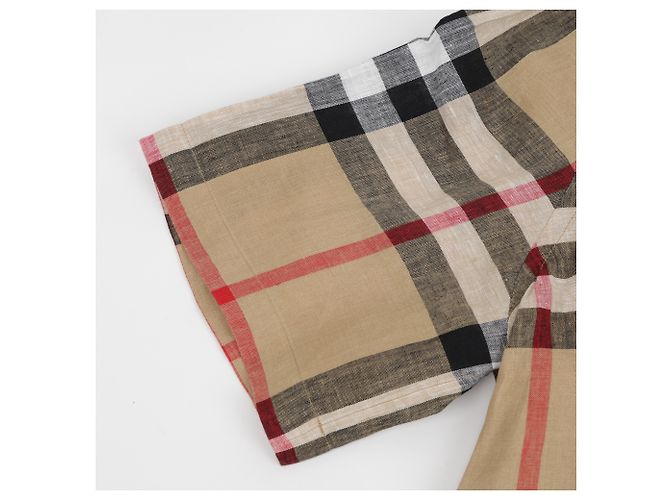 Burberry Vintage Kariert Kurzarmhemd Größe - Ansicht 5