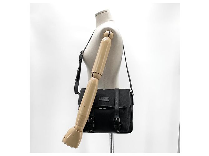 Gucci Borsa a tracolla in tela - vista 7