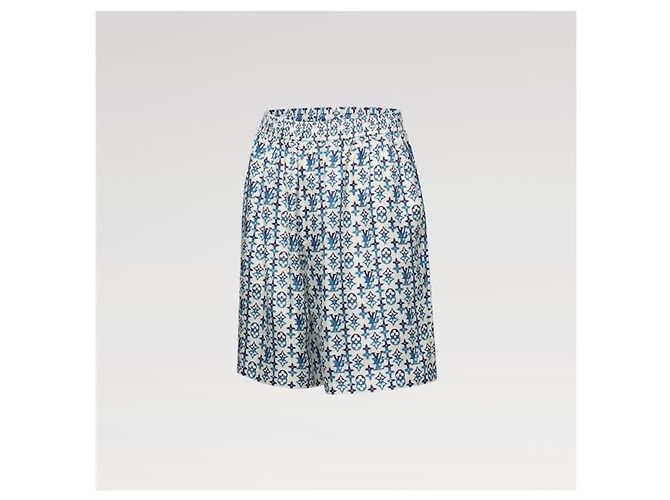 Louis Vuitton Seidenshorts mit Monogramm-Print - Ansicht 3
