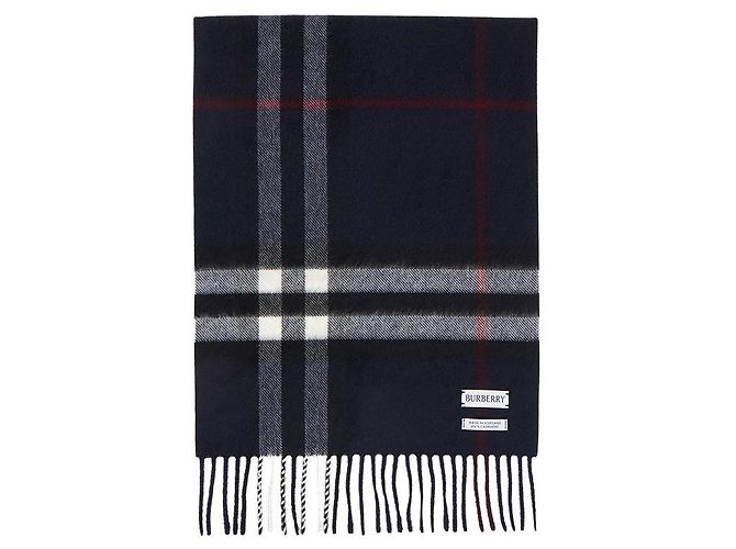 Sciarpa Burberry in cashmere a quadri - vista 2