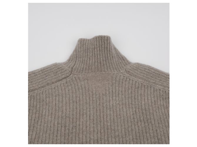 Bottega Veneta Gerippter Rollkragenpullover Gray - Ansicht 11