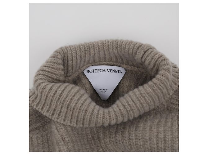 Bottega Veneta Gerippter Rollkragenpullover Gray - Ansicht 17
