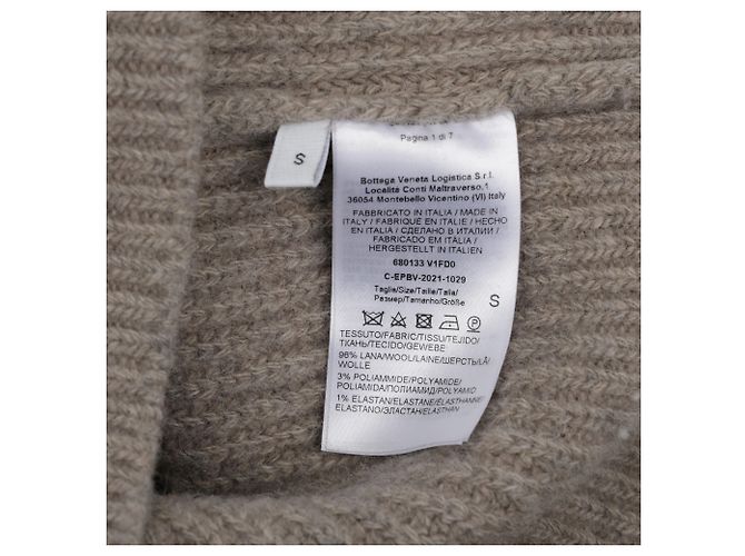 Bottega Veneta Gerippter Rollkragenpullover Gray - Ansicht 20