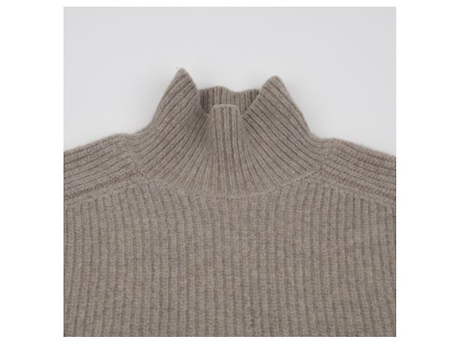 Bottega Veneta Gerippter Rollkragenpullover Gray - Ansicht 3