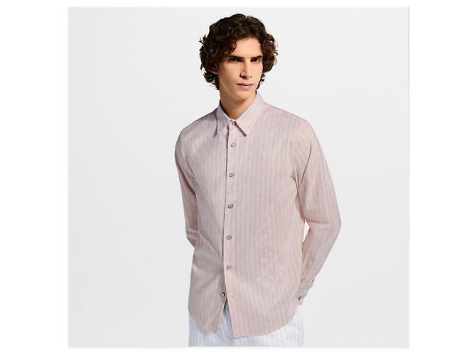 Louis Vuitton Monogram Stripe Long Sleeve Shirt - view 3