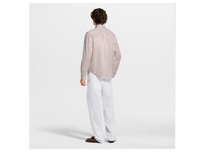 Louis Vuitton Monogram Stripe Long Sleeve Shirt - view 5