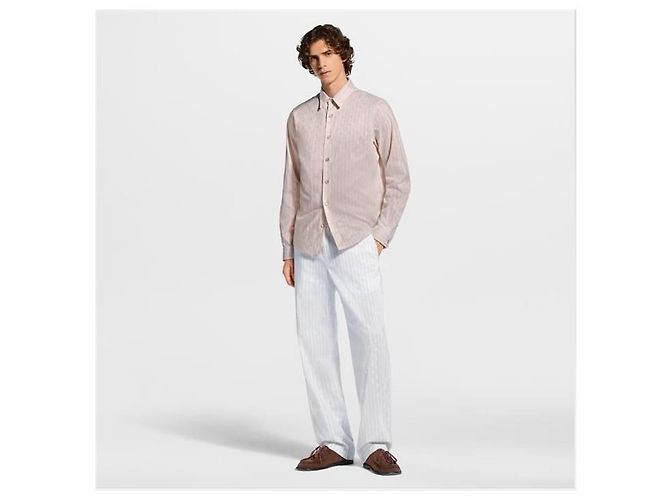Louis Vuitton Monogram Stripe Long Sleeve Shirt - view 6