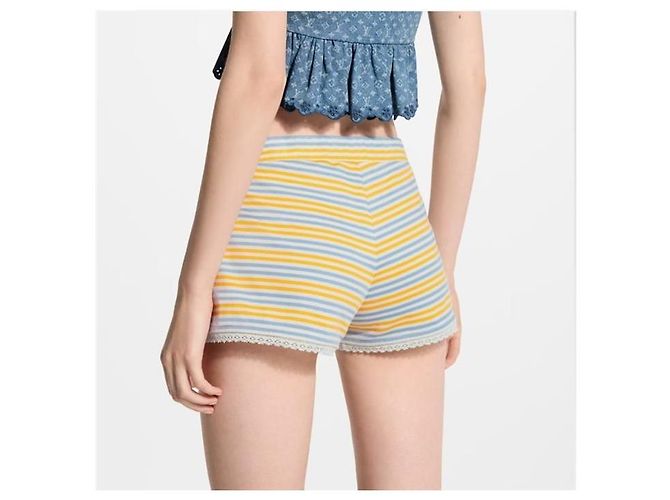 Louis Vuitton Mini shorts de jersey a rayas - vista 4