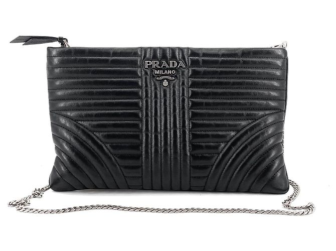Prada Borsa a tracolla e pochette Diagram Chain - vista 2