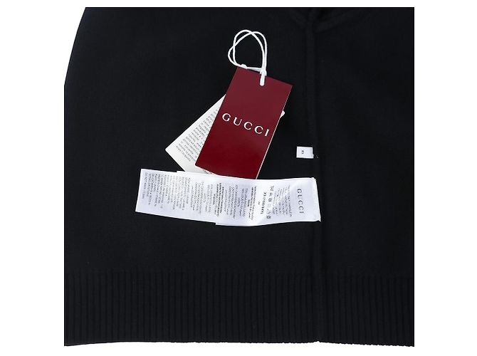 Gucci Pull oversize en laine et cachemire Web Trim XS - vue 5