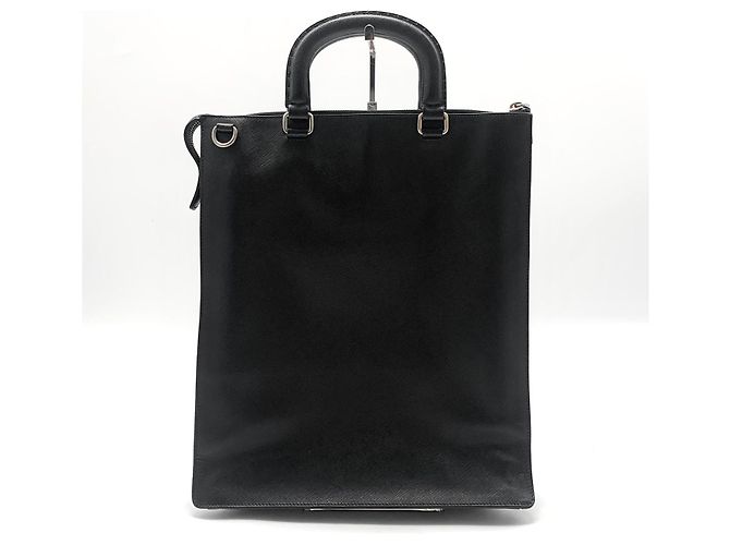 Prada Borsa Tote e Borsa a Spalla con Logo Triangolare in Saffiano - vista 10