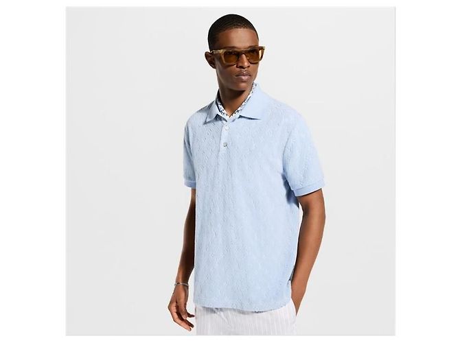 Louis Vuitton Polo in French Terry Monogramma - vista 3