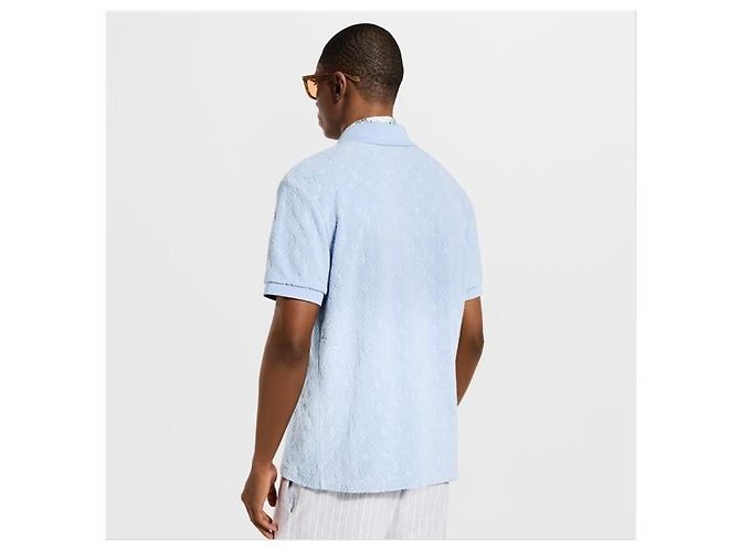 Louis Vuitton Polo in French Terry Monogramma - vista 4