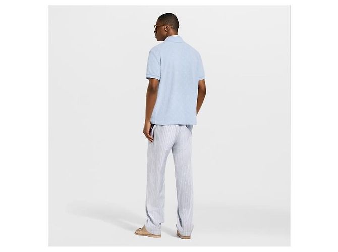 Louis Vuitton Polo in French Terry Monogramma - vista 5