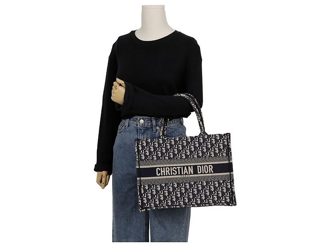 Dior Bolso Book Tote Oblik Medium Azul para Mujer - vista 9