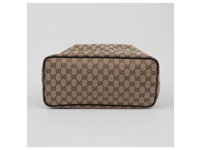 Gucci Jacquard Canvas Drawstring Backpack - view 7