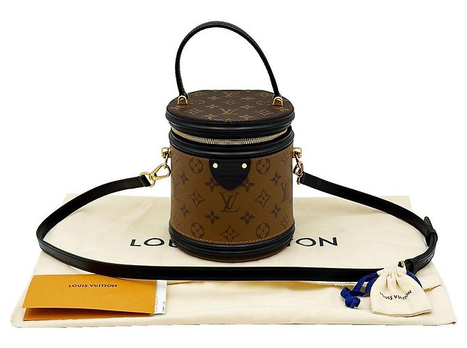 Louis Vuitton Borsa a mano e tracolla Cannes Monogram Reverse - vista 3