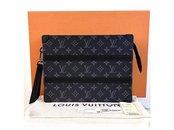 Louis Vuitton Clutch Trunk Pouch Monogram Eclipse - vista 2
