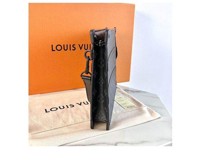 Louis Vuitton Clutch Trunk Pouch Monogram Eclipse - vista 6