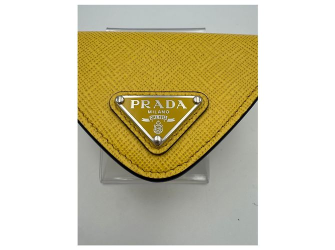 PRADA Saffiano Yellow Münzbeutel - Ansicht 2