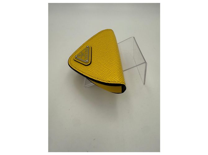 PRADA Saffiano Yellow Münzbeutel - Ansicht 4