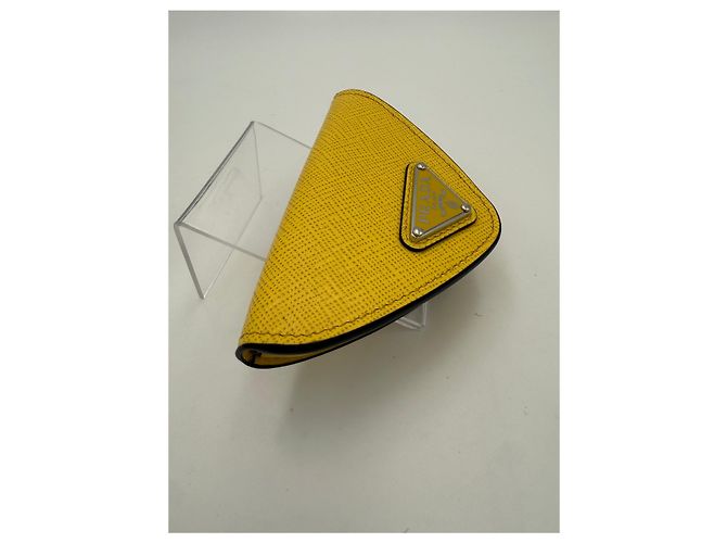 PRADA Saffiano Yellow Münzbeutel - Ansicht 5